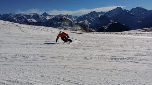 skiing