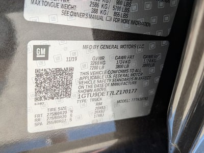 2020 GMC Sierra 1500 SLT