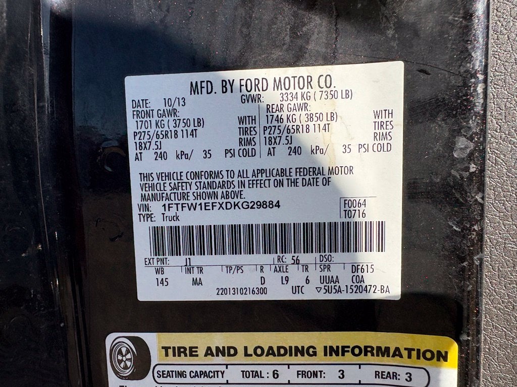2013 Ford F-150 XLT 4X4