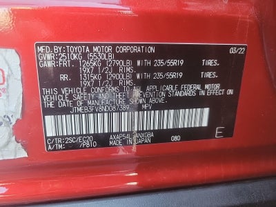 2022 Toyota RAV4 Prime XSE