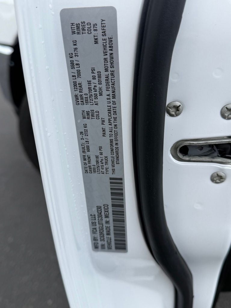 2026 RAM Ram 3500 Tradesman