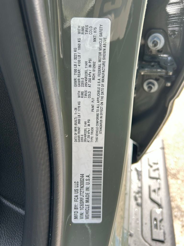 2026 RAM Ram 1500 Laramie Night Edition