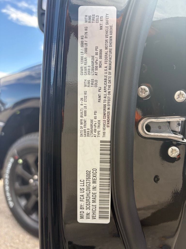 2027 RAM 3500 Big Horn Night Edition