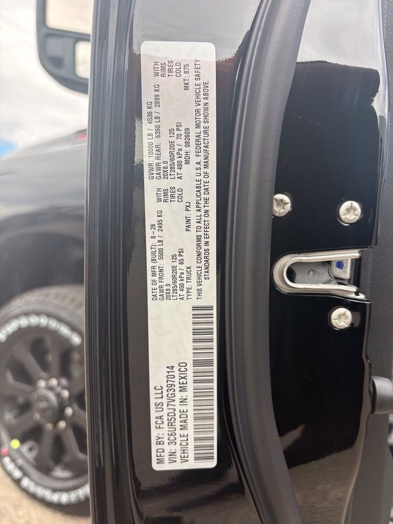 2027 RAM 2500 Big Horn Night Edition