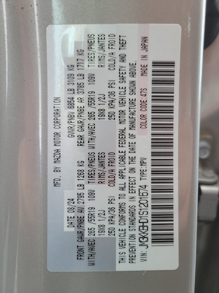 2025 Mazda Mazda CX-90 3.3 Turbo Preferred