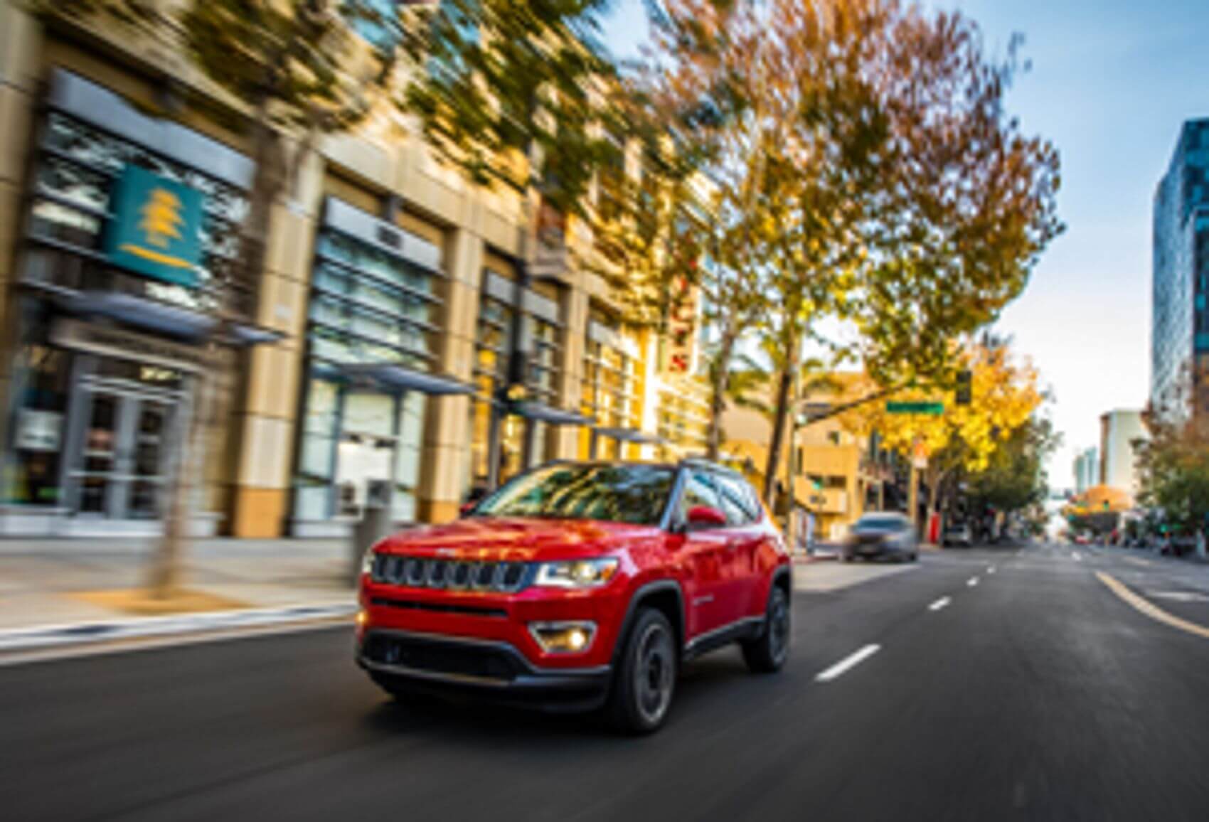 Jeep Compass in the city
